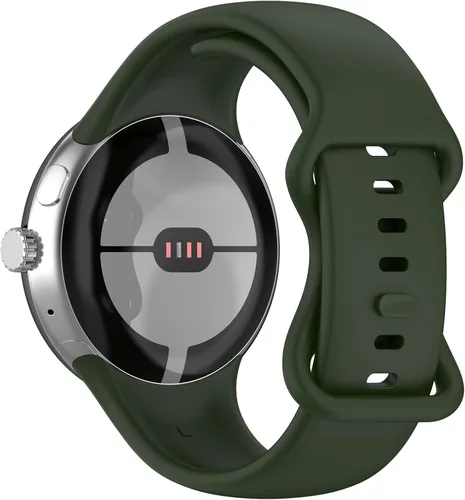 Miniatura 2 de Compatible con correas de reloj Google Pixel, silicona suave, correa deportiva ajustable para Google Pixel Watch 3 de 1.614 pulgadas/Pixel Watch