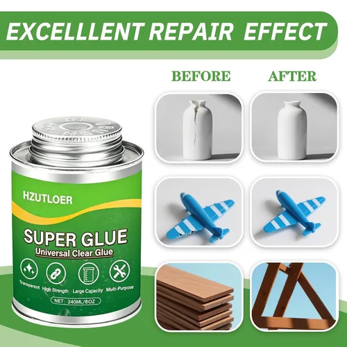 Miniatura 4 de Super Glue,Clear Glue with Brush,All Purpose Strong Adhesive,Instant Superglue Multi-Purpose Glue for