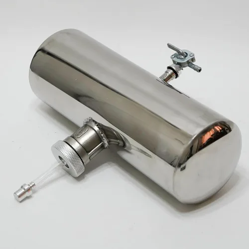 Miniatura 2 de JMCHstore Cilindro de Tanque de Gasolina de Mini Bicicleta de Acero Inoxidable 4x11'' para Coleman Baja Montser Mega moto Predator Hemi no 212