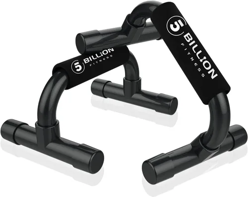 Barras de empuje, mango de empuje de entrenamiento de fuerza 5BILLION, barra de calistenia portátil para entrenamiento de gimnasio en casa, equipo