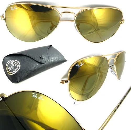 Miniatura 70 de Ray-Ban RB3025 Aviator Flash Gafas de sol espejadas