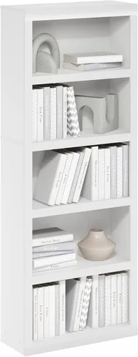 Miniatura 11 de Furinno Luder - Estantería abierta de 3 niveles, color roble francés
