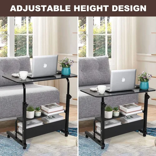 Miniatura 3 de Escritorio universal movible mesa para espacios pequeños almacenamiento conveniente escritorio portátil computadora escritorio ajustable casa