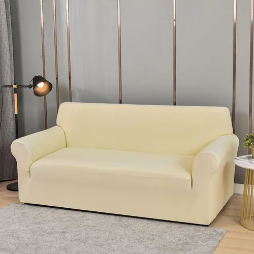 Miniatura 12 de Konsilsa Funda elástica para sofá de 1/2/3/4 plazas, funda universal para sillón suave, lavable, antideslizante, adecuada para protector de muebles