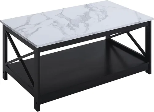 Miniatura 13 de Convenience Concepts – Mesa de café Oxford, Madera, Negro