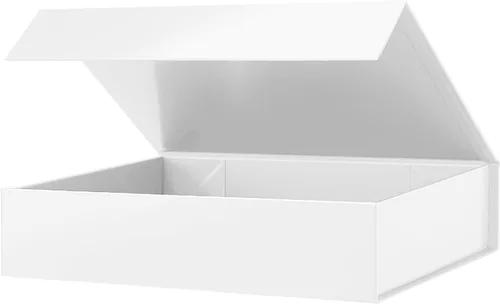 Miniatura 34 de PACKHOME Caja de regalo de 11.5 x 8 x 2.5 pulgadas, caja resistente para camisas con tapa magnética para múltiples ocasiones (negro brillante)