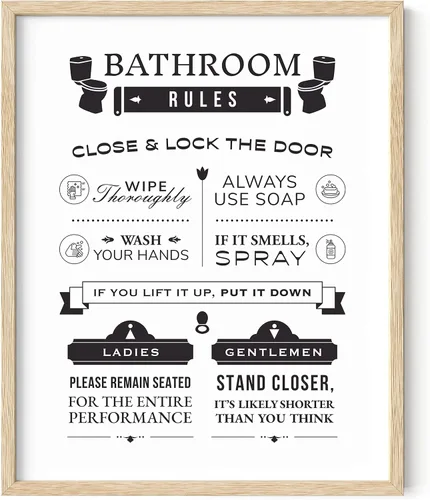Miniatura 57 de HAUS AND HUES Funny Butts Collage - Póster artístico para decoración de baño, 12 x 16 pulgadas, sin marco