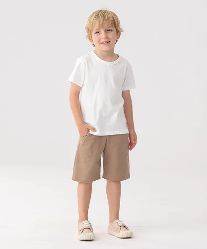 Miniatura 4 de GFQLONG Paquete de 3 pantalones cortos deportivos de algodón para niños pequeños, pantalones cortos de verano para niños pequeños