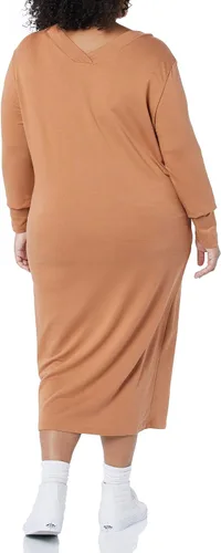 Miniatura 4 de Tienda Essentials Vestido de maternidad con cuello en V para mujer