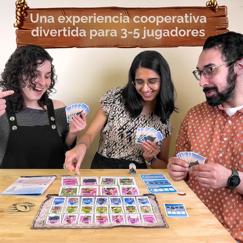 Miniatura 4 de The Crew: Family Adventure - Varados en el Paraíso: The Crew - Aventura Familiar Thames & Kosmos Juego de Cartas Cooperativo Noche
