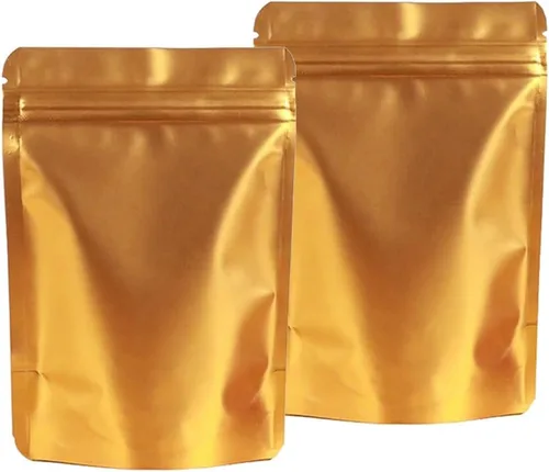 Miniatura 5 de 100 bolsas de Mylar – Bolsas de almacenamiento de alimentos Mylar de 4 x 6 pulgadas, bolsas resellables de papel de aluminio con cierre