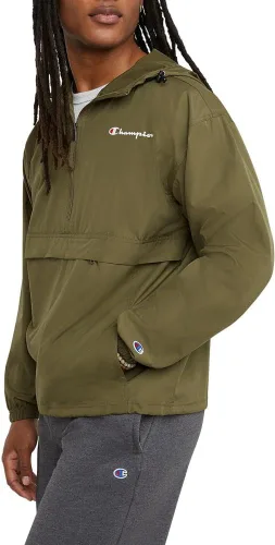Miniatura 3 de Champion Men's Jacket, Stadium Packable Wind and Water Resistant Jacket (Reg. Or Big & Tall)