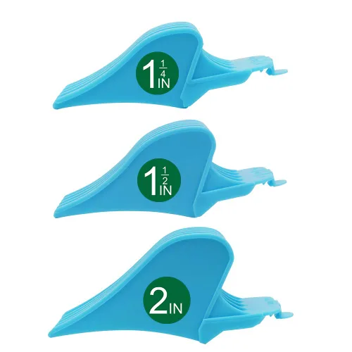 Miniatura 13 de Guías profesionales para cortapelos: peines de 1 y 1/4", 1 y 1/2", 2", compatibles con cortapelos Wahl (blanco)