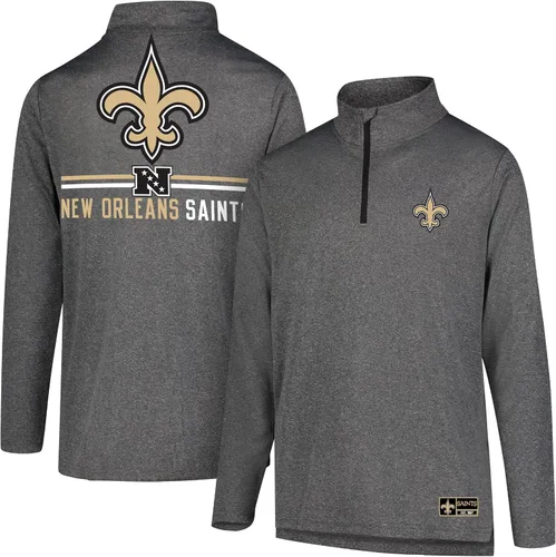 Miniatura 33 de Ultra Game Men's NFL Official Super Soft Quarter Zip Long Sleeve T-Shirt
