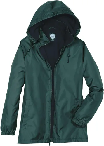 totes Chaqueta de lluvia para hombre con capucha, impermeable, chaqueta ligera para tormentas, Verde