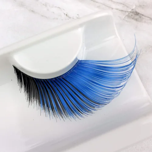Miniatura 10 de Elegant Lashes QUEENIE Halloween Pride Rainbow colorido desfile pestañas postizas (negro)