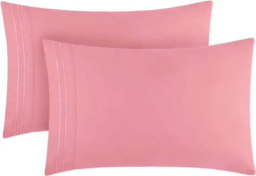 Miniatura 64 de Mellanni Fundas de almohada – Fundas de almohada lujosas, extrasuaves, refrescantes – 2 fundas de almohada de la colección Iconic – Cierre de sobre