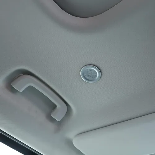 Miniatura 3 de Cubierta de micrófono de techo de coche ABS para Land Rover Defender 110 2020, accesorios para automóviles (plata)