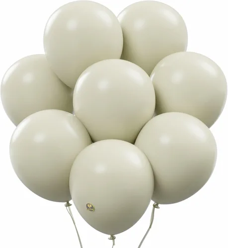 Miniatura 23 de AFTERLOON® - Globos de látex de goma natural de alta calidad, 50 unidades, color azul claro de 10 pulgadas, color mate, duradero, grueso, extra