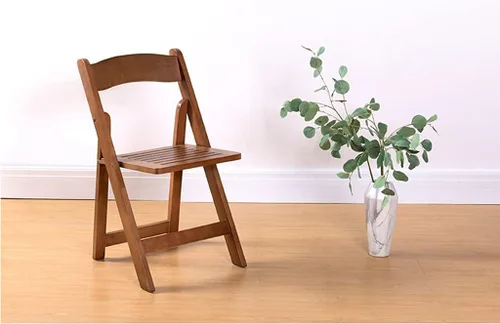 Miniatura 2 de Folding Chairs Silla de comedor plegable para muebles, silla de entrenamiento de oficina de madera maciza, silla de escritorio, silla de estudio