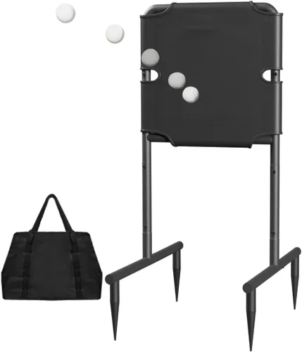 Miniatura 8 de Garbuildman Baseball Strike Zone Target para bolas de plástico, marco de metal portátil para lanzar y golpear herramienta de entrenamiento