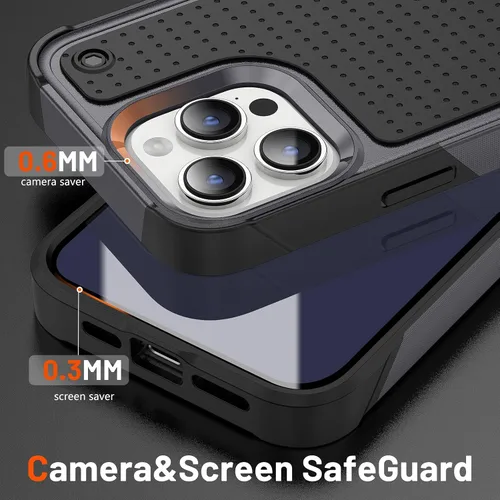 Miniatura 48 de Jeylly Funda para iPhone SE/Funda para iPhone 5S, Exterior de Plástico Duro que Absorbe Golpes + Interior de Silicona de Goma Defensor contra