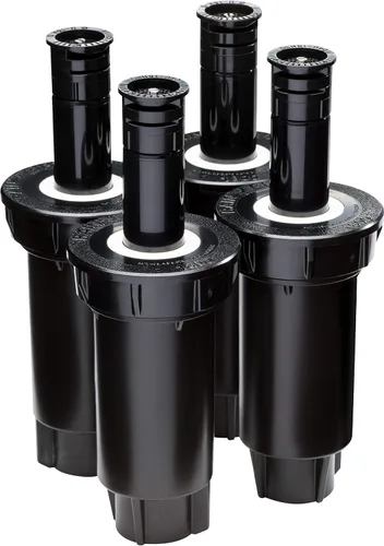 Miniatura 12 de Rain Bird 1802AP4PK - Aspersor profesional emergente, patrón ajustable de 0 a 360°, distancia de pulverización de 8 a 15 pies, altura emergente de 2