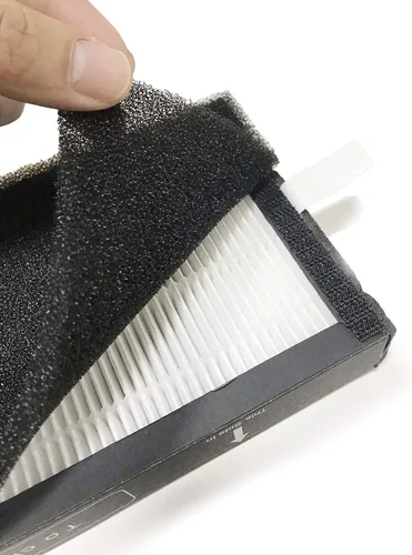 Miniatura 2 de Nispira Filtro HEPA de repuesto prémium compatible con Hoover Part AH60015. Se adapta a purificadores de aire WH10400 y WH10600. 2 filtros