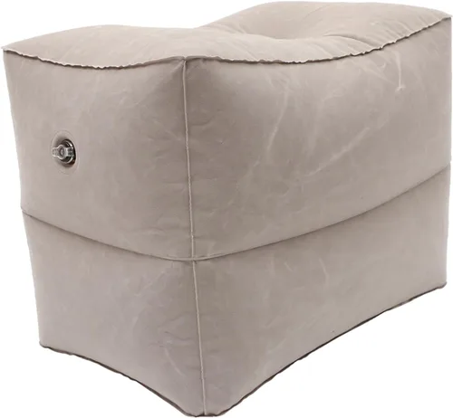 Miniatura 10 de CHILDWEET Juego de almohadas inflables para reposapiés para niños, altura ajustable, almohada de descanso de pies con asas dobles para viajes