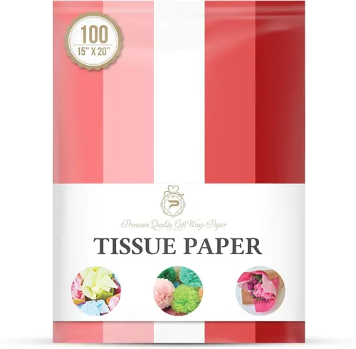 Miniatura 3 de Papel de seda verde festivo para envolver regalos, embalaje de regalos, floral, cumpleaños, Navidad, Halloween, manualidades y más 15 x 20