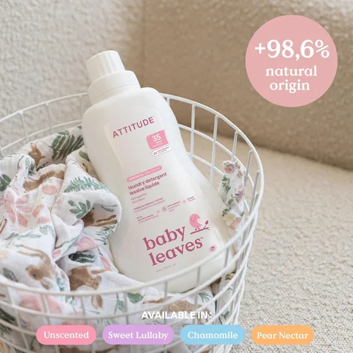 Miniatura 3 de ATTITUDE Detergente para la ropa de bebé, Verificado por EWG, Fórmula a base de plantas y minerales, Compatible con lavadoras de alta eficiencia