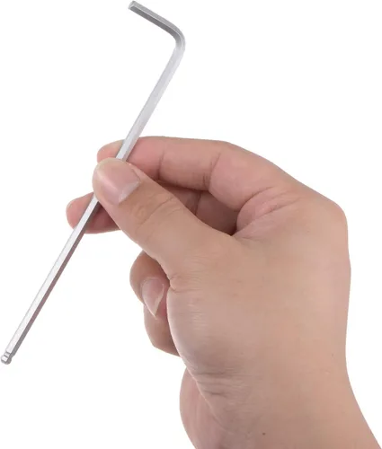 Miniatura 5 de uxcell Llave hexagonal de extremo de bola de 5/32 pulgadas, herramienta de reparación CR-V de brazo largo en forma de L, SAE 4 piezas