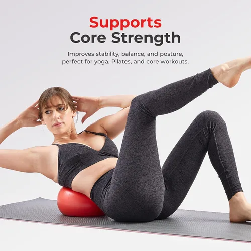 Miniatura 2 de Sunny Health & Fitness Pelota de ejercicio antiestallidos de alta calidad para fuerza central, yoga, pilates, barra, terapia física, equilibrio