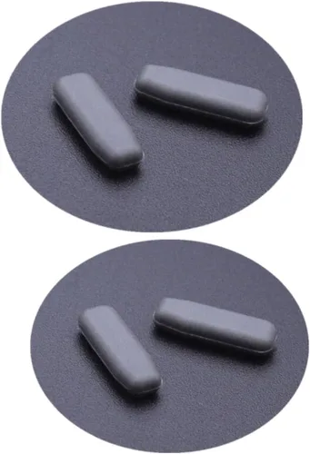 BEHLINE - 2 pares de almohadillas para la nariz para anteojos, silicona suave, antideslizante, repuesto para lentes de sol, monturas para