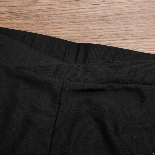 Miniatura 6 de Hedmy Pantalones cortos de gimnasia atléticos elásticos para niñas pequeñas