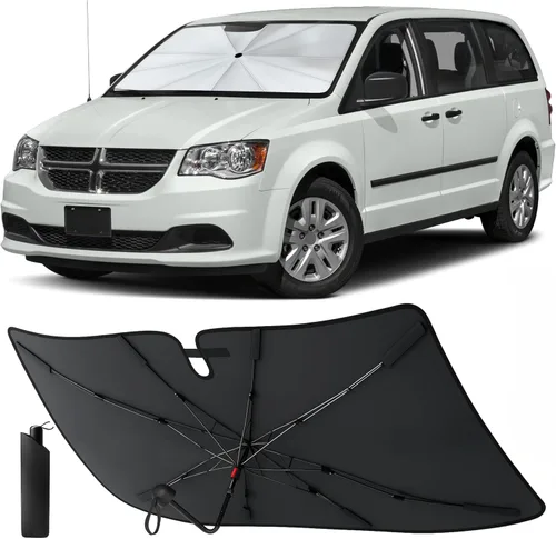 Miniatura 11 de 【2025 Actualizado】EcoNour Parasol Premium para Parabrisas de Coche Parasol Plegable para Parabrisas Delantero Visor Extendido Bloqueador de Sol