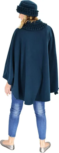 Miniatura 5 de Le Moda - Abrigo polar con forro polar con guantes y sombrero a juego Colección de invierno Talla única