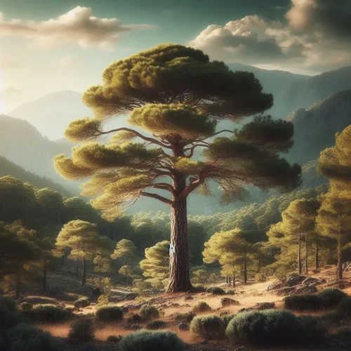 Miniatura 2 de Pinus halepensis VAR. brutia (Brutia Pine, Calabrian Pine, East Mediterranean Pine, Erect Cone Aleppo Pine, Turkish Pine) Semillas de árbol