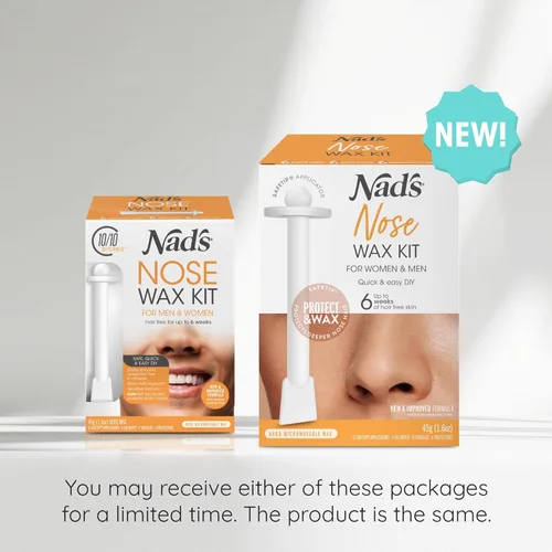 Miniatura 5 de Kit de cera nasal Nad's para hombres y mujeres - Kit de depilación para la depilación rápida y fácil del vello nasal, 1 unidad