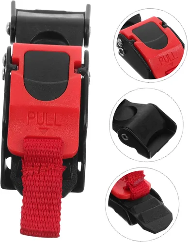 Miniatura 6 de Kit universal de hebilla de motocicleta bloqueo de liberación rápida para cascos bicicletas