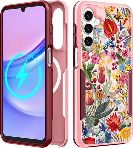 Miniatura 92 de Funda para Moto G 5G 2024 – Compatible con MagSafe para mujeres y niñas, bonita funda protectora magnética para teléfono, diseño femenino Kawaii
