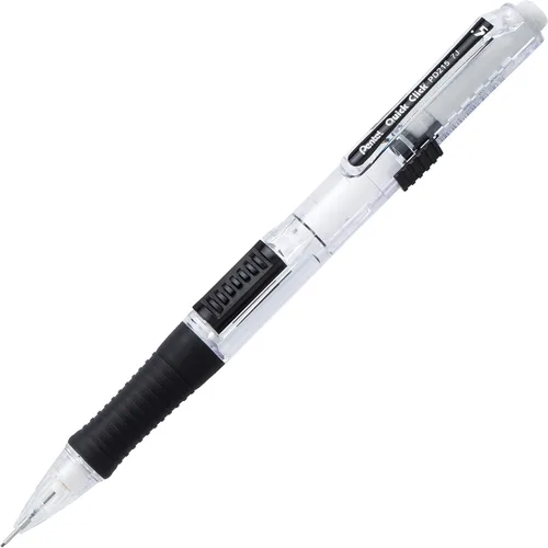 Miniatura 3 de Pentel QUICK CLICK - Portaminas, (0.5mm), cuerpo negro, caja de 12 (PD215A)