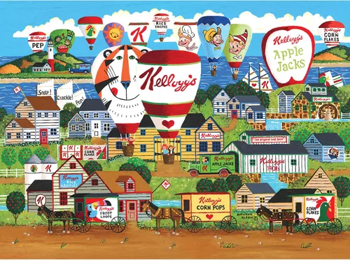 Miniatura 14 de RoseArt - Kellogg's - Anuncios de cereales - Rompecabezas de 1000 piezas para adultos