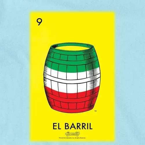 Miniatura 3 de Pop Threads El Barril Barrel Loteria Card Mexican Bingo Bebé Niños Niña Niño Camiseta