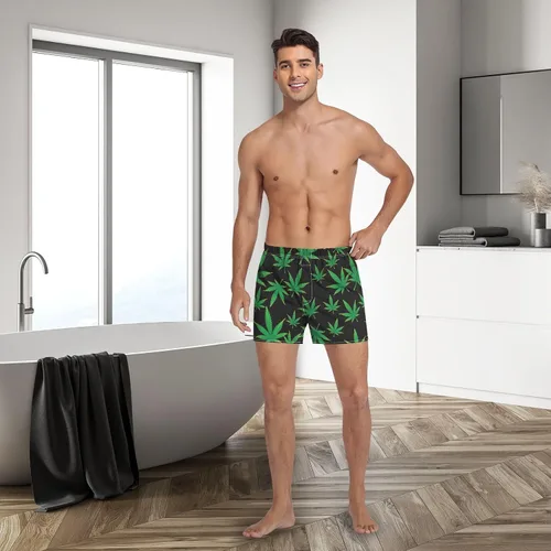 Miniatura 6 de Calzoncillos tipo bóxer para hombre, suaves, transpirables, tejidos, con botones, tallas S-XXL