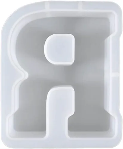 Miniatura 26 de Moldes de letras grandes para resina – Moldes epoxi de letras mayúsculas 3D de 7 pulgadas, moldes de silicona del alfabeto grande de la A a la Z