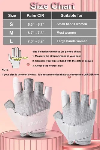Miniatura 7 de SUJAYU Guantes de entrenamiento para mujer, guantes de gimnasio para mujer, guantes de gimnasio para entrenamiento, guantes de levantamiento