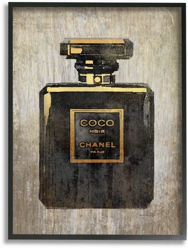 Miniatura 14 de Stupell Industries Monedero acolchado negro en caja de lazo de glamour audaz