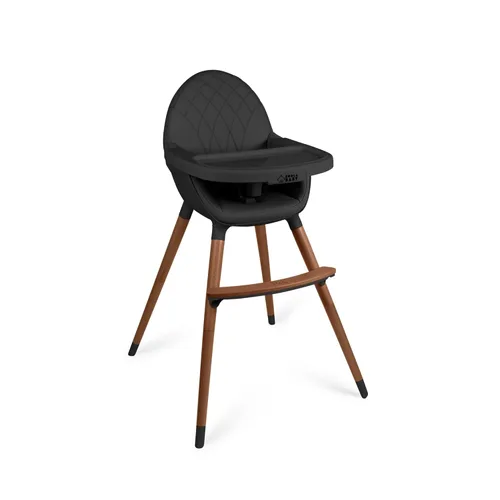 Silla alta convertible para bebés, niños pequeños, niños y niñas - Silla alta de madera con altura ajustable y bandeja apta para lavavajillas -