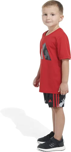 Miniatura 5 de Conjunto de dos piezas de manga corta con estampado "Camo" pantalones cortos a juego